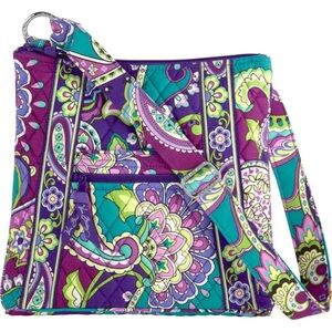 Vera Bradley Quilted Hipster Crossbody Paisley Purse/Bag